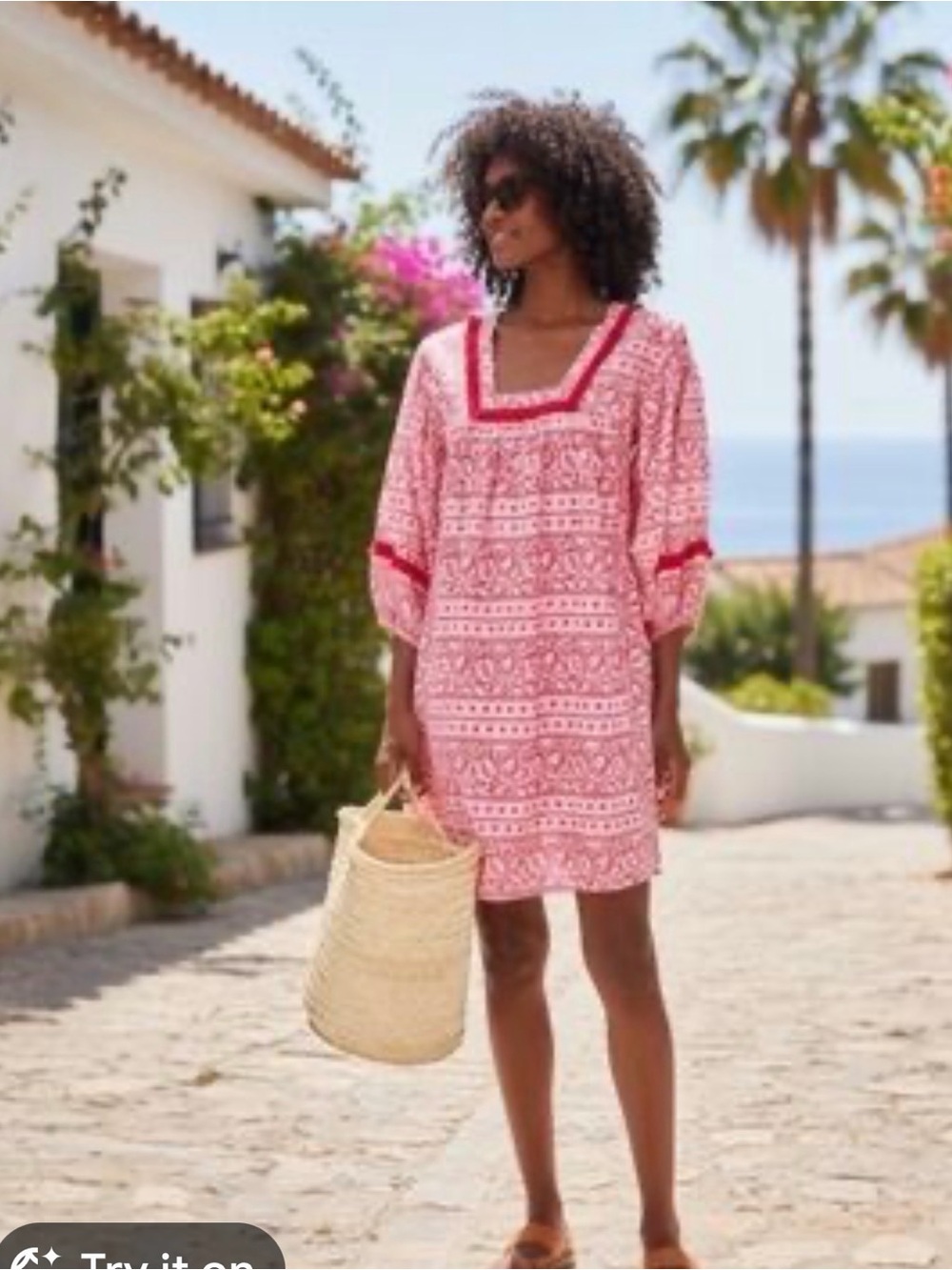 ⭐️NWT Tuckernuck Pink City Prints Candy Daisy Rah Rah Dress⭐️ - Picture 3 of 8